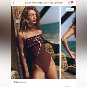 Free People Baben Antoinette One-Piece Swimsuit